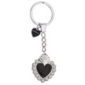 Heart keychain daisies decor