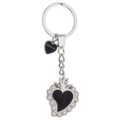 Heart keychain daisies decor