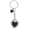 Heart keychain fretwork decor