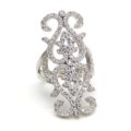 Ring with cz