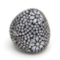 Ring with cubic zirconia