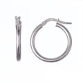 Earrings with snap backing