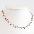 Necklace with multicolored stones