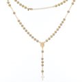 Golden silver rosary