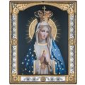 Our lady of fatima golden foil