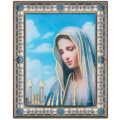Our lady of medjugorje golden foil