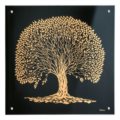 Glass panel tree of life