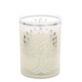 Glass with scented candle