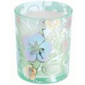 Glass with scented candle