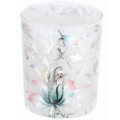 Glass with scented candle