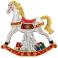 Christmas rocking horse