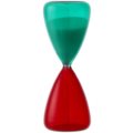 Hourglass red and blue