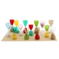 Colored hourglasses