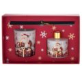 Gift box santa claus