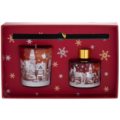 Gift box snowy village