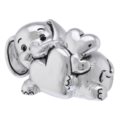 Elephant cub with hearts