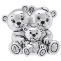 Bears family with hearts