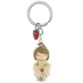 Kokeshi with folding fan