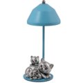 Table lamp kittens