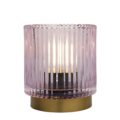 Glass table lamp