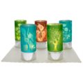 Glass table lamps