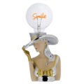 Mini lamp woman bust