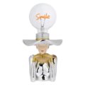 Mini lamp woman bust