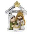 Mini presepe argentato