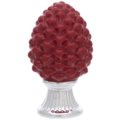 Pine cone with silver base