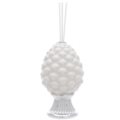 Pine cone perfumer with silver base