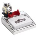 Post it holder graduated owl
