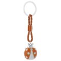 Ladybug keychain with cord