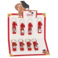 Keychain graduated owls