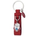 Keychain owl with globe