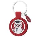 Keychain owl with scroll
