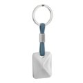 Silver plated keychain