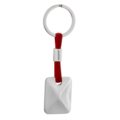 Silver plated keychain