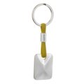 Silver plated keychain