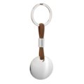 Silver plated keychain