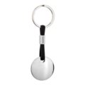 Silver plated keychain