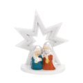 Nativity scene on star shaped base