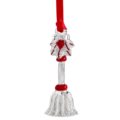 Xmas broom with misteltoe