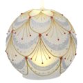 Decorated xmas sphere