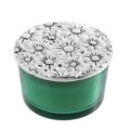 Round small vase with candle