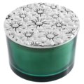 Round small vase with candle