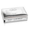 All silver jewelry box