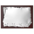 Scroll plate with ribbon