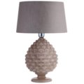 Pinecone ceramic lamp