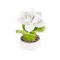 Ceramic white rose