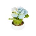 Ceramic light blue rose